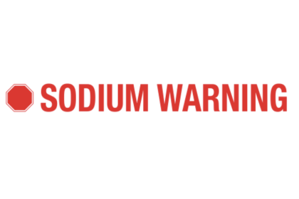 Sodium warning label